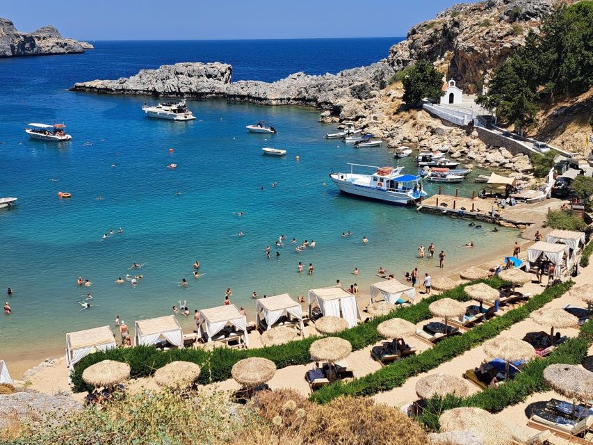 Lindos,Pefkos: All inclusive Swim & Snorkel Boat Cruise - Aegean Cave Swimming Plus Three Scenic Water Stops