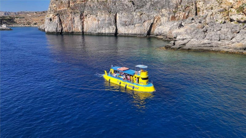 Lindos: Submarine Cruise with Swimming Stop at Navarone Bay - The Best Part: Swimming in Navarone’s Bay for 30 Minutes