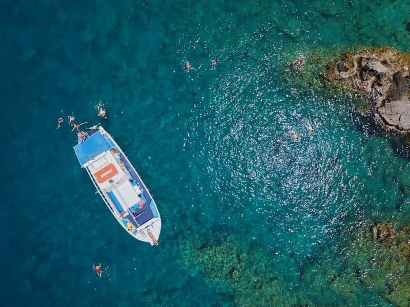 Lindos: Sunset Cruise with Unlimited Aperol, Beers & Wine - The sailing route: from Rhodes coast to Lindos and St Paul’s Bay