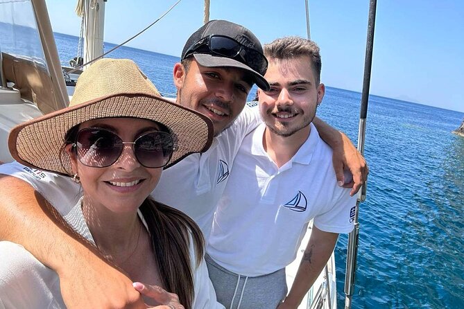 Luxury Santorini Catamaran Cruise: Lunch, BBQ, Drinks, Transfers - Volcano Hot Springs: Sulfur-Rich Water in a Caldera Setting