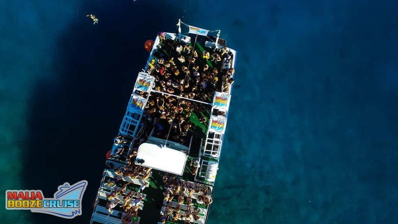Malia: Booze Cruise Boat Party with Live Dj - Finding the office and getting your wristband on time