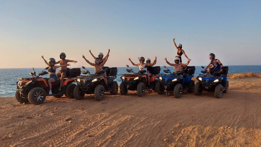 Malia: Off-Road Quad Safari Evening Tour / optional transfer - Milatos Cave: the hike part you should plan for