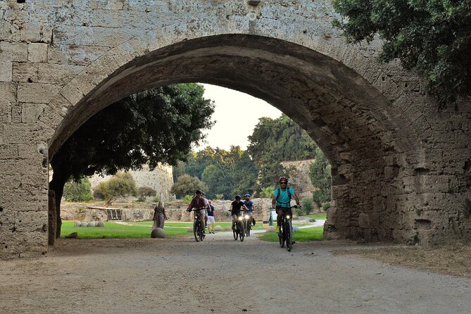 Mediaeval Rhodes E-bike Highlights Photo Tour Morning/Sunset - The Clock Tower and the waterfront circuit, from aquarium to Elli beach