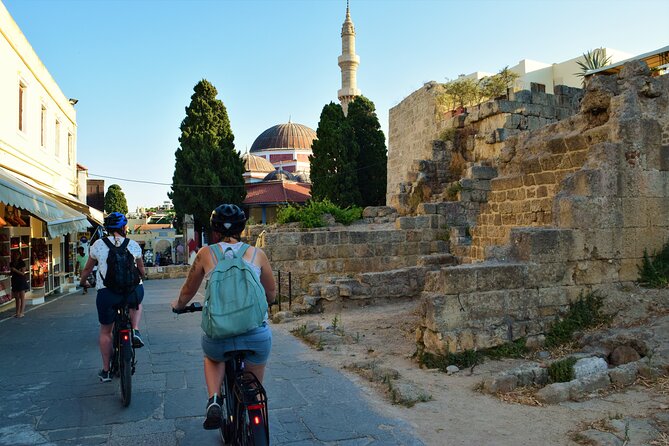 Mediaeval Rhodes E-bike Highlights Photo Tour Morning/Sunset - Monte Smith acropolis: ancient stadium, Roman Odeon, and Helios festival clues