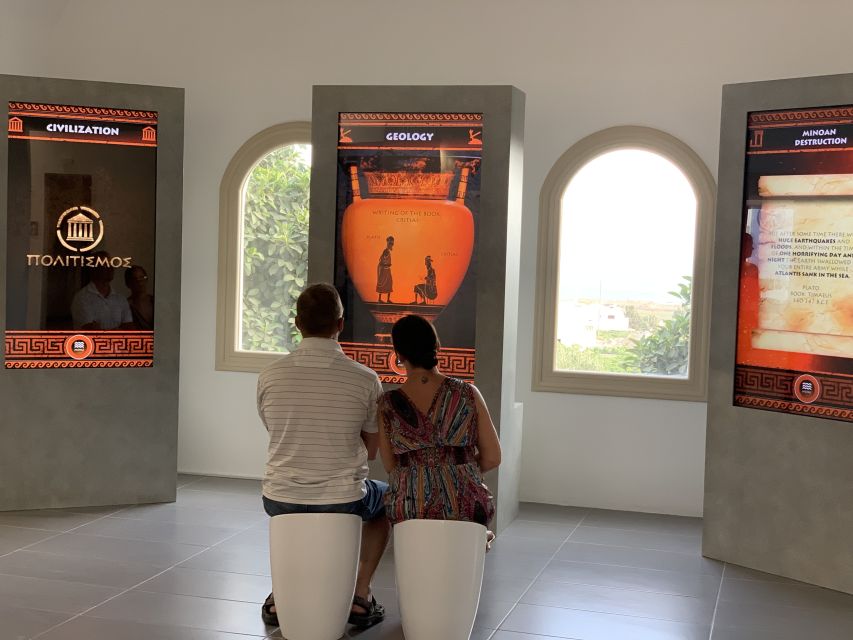 Megalochori: Lost Atlantis 9D Experience Museum Entry Ticket - The interactive fresco: following Plato’s journey