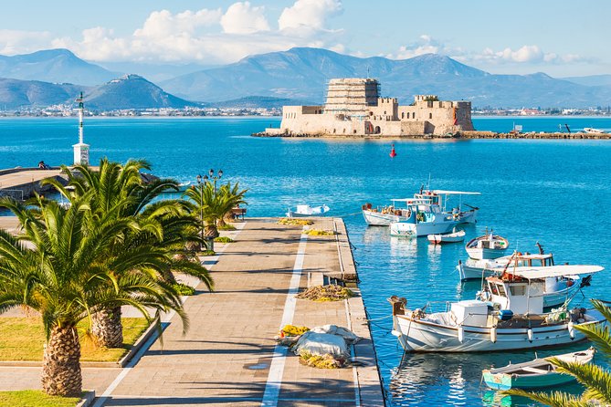 Mercedes Private Tour Nafplio, Corinth Canal, Nemea Wine Tasting - Palamidi Castle: Photo Stop With a Climb Factor and Huge Views