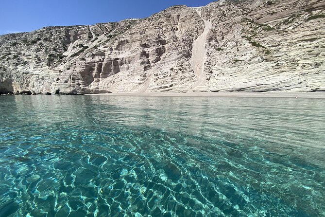 Milos and Polyaigos Full Day Cruise with Meals and Snorkelling - Polyaigos: Swim Time in a Natural Pool, No Waiting for Access