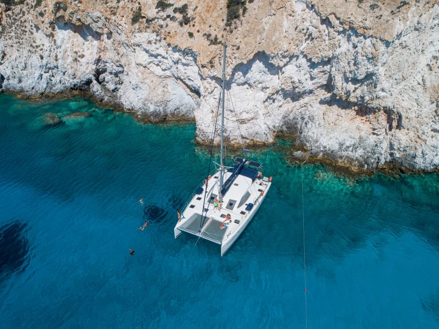 Milos: Full-Day Catamaran Cruise to Poliegos and Kleftiko - Kleftiko: Pirate Hideouts, Sea Caves, and White Cliffs