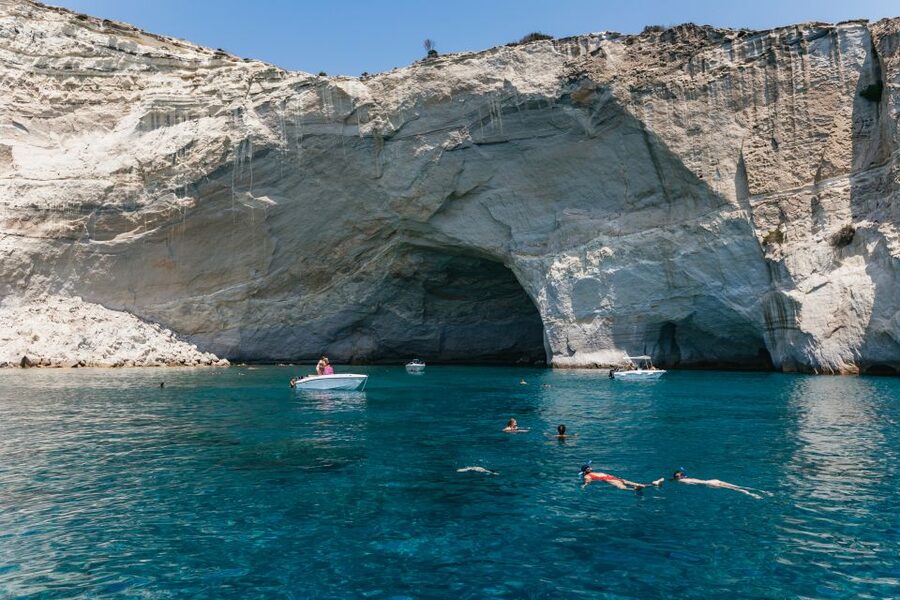 Milos: Kleftiko Cruise with Meal, Drinks and Photos at Sykia - Getting to Adamas Port, and how wind changes your start
