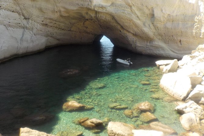 Milos Small-Group Full-Day Cruise with Snorkelling and Lunch - Where you start: Adamantas and the first Milos “this place matters” stops