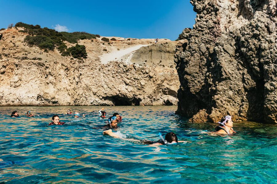 Milos: Tsigrado and Gerakas Beach Kayaking Tour - GoPro, Waterproof Phone Case, and Why You Should Bring a Towel