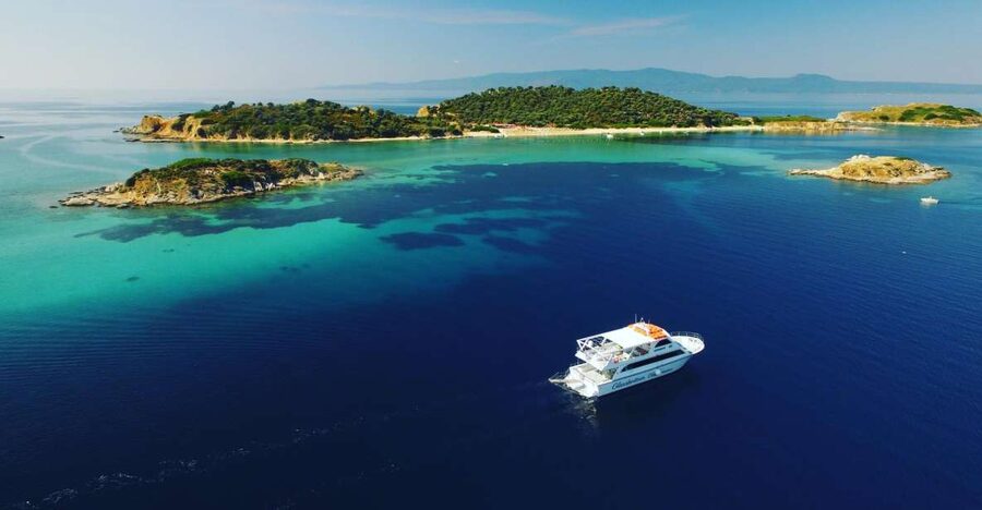 Mount Athos Glassbottom Cruise with Ammouliani Island visit - Ammouliani Island for 1.5 hours, swimming, lunch, and choosing your spot