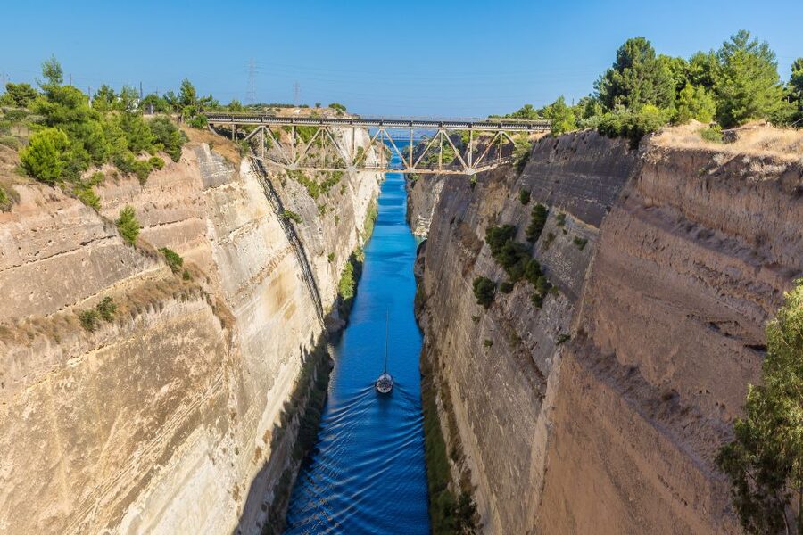 Mycenae, Epidaurus and Nafplio Tour from Athens - From Athens to Corinth Canal: the quickest wow before the ruins