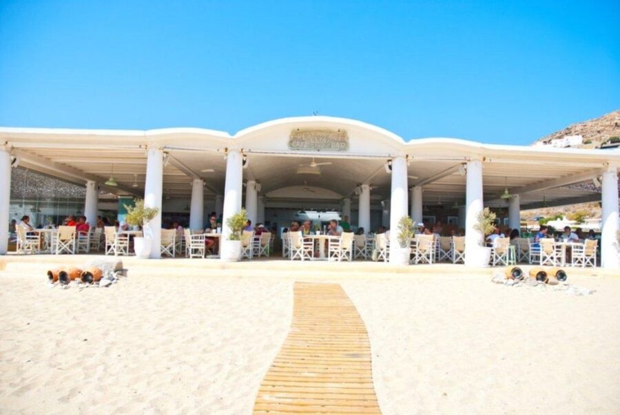 Mykonos: Beach Escape and Free Time in Mykonos Town - Elia Beach, golden sand, and a real chance to swim