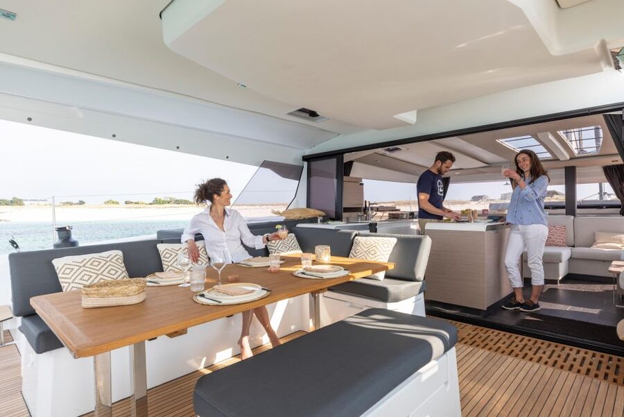 Mykonos: Catamaran Cruise with 3-Course Meal and Transfers - Transfers and the Safety Briefing at Nostos Mykonos Yachts
