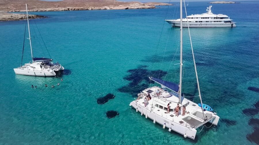 Mykonos: Catamaran Cruise with Lunch, Drinks and Transfer - Rhenia Island Cove: The 2 Hours That Make the Trip Feel Worth It