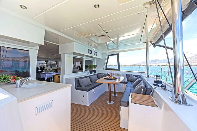 Mykonos Catamaran Premium Day-Sunset Tours 8-flavor Meal & Drinks - What the sailing feels like, and when motion might matter