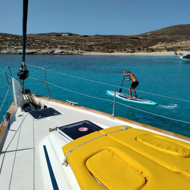 Mykonos: Delos and Rhenia Cruise with Swim and Greek Meal - Delos on a short window, what you can actually enjoy