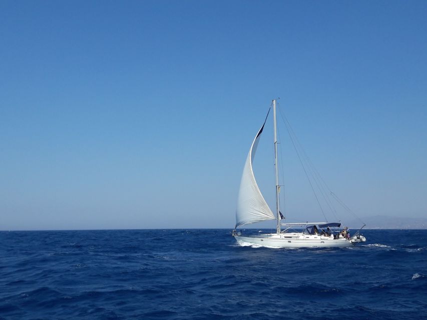 Mykonos: Delos and Rhenia Full-Day Sailing Cruise with Meal - Delos Island stop: ancient ruins, museum choice, and what you should do