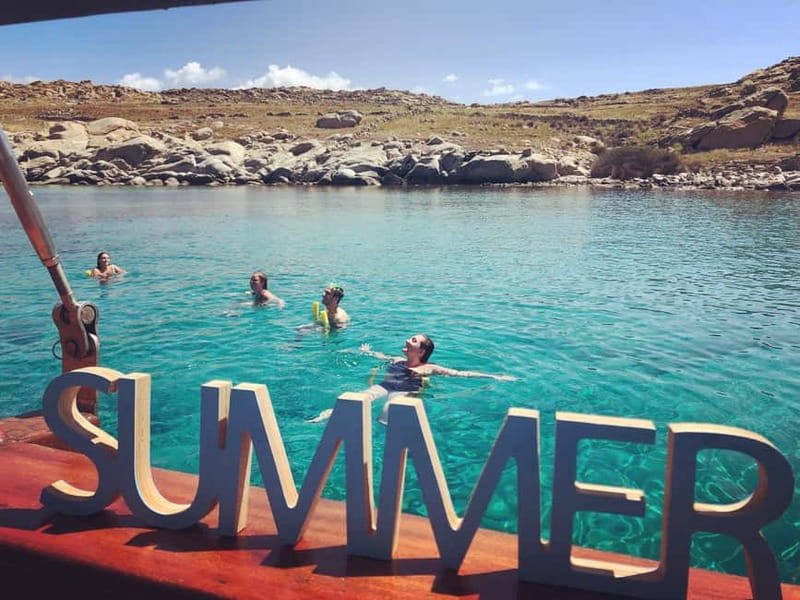 Mykonos: Delos and Rhenia Islands Cruise with BBQ Meal - Price and value: what you get for about $147, plus the optional add-ons