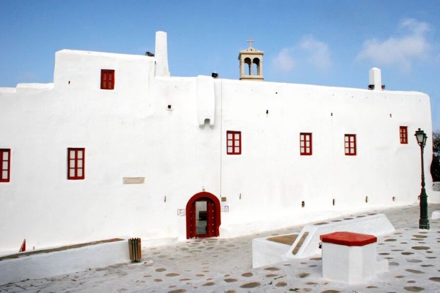 Mykonos: Farm, Ano Mera Village, and Beaches Guided Tour - Mykonian Spiti farm: animals, optional hands-on work, and wine you can taste