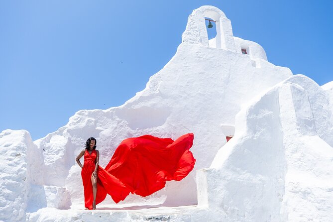Mykonos Flying Dress Photoshoot - Key things to know before you go