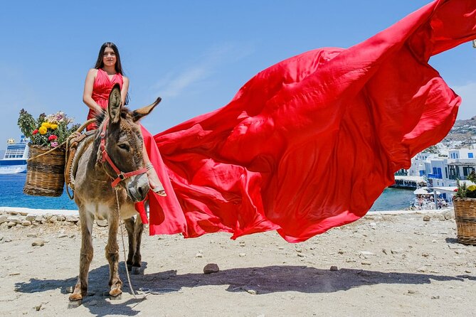 Mykonos Flying Dress Photoshoot - Posing help: how to avoid the awkward camera freeze