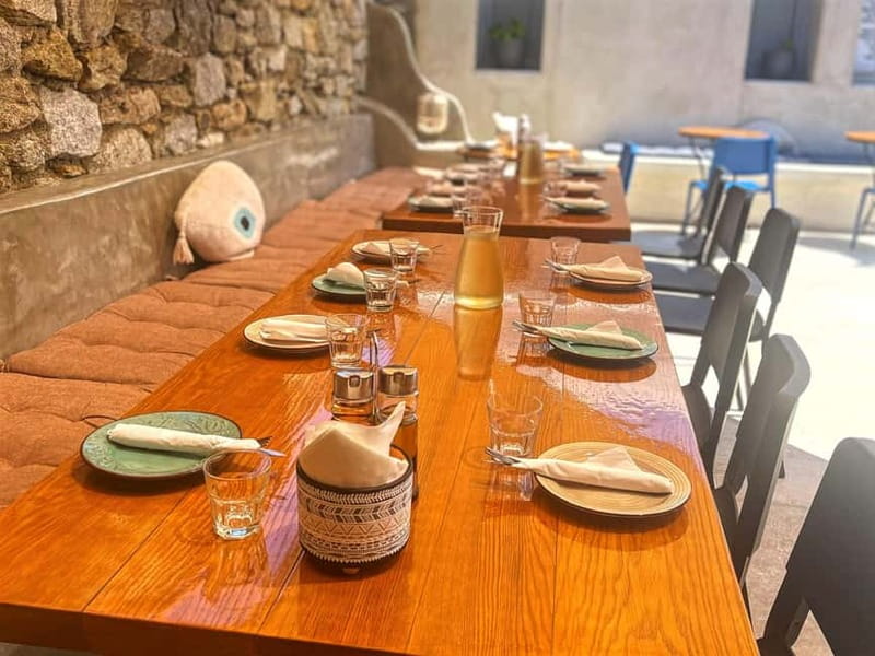 Mykonos: Group Cooking Class at the Home of a Local Family - Kafedenas Village: cooking in a Mykonian family home