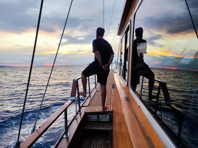 Mykonos: Sunset Boat Cruise with Light Dinner & Drinks - Ornos to Mykonos by boat, what the route feels like
