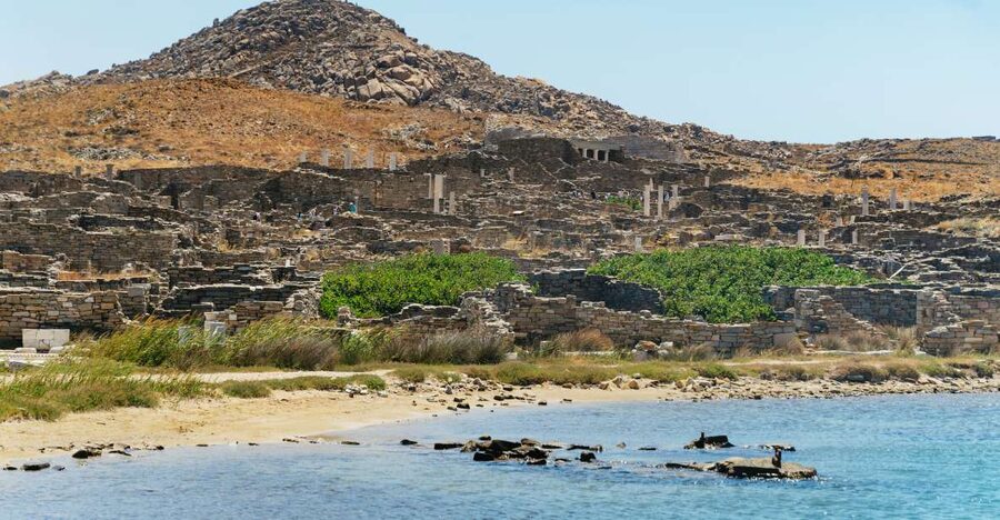 Mykonos Town: Archaeological Site of Delos Guided Day Trip - The Guided Walk: From the House of Dionysus to the Theater Area
