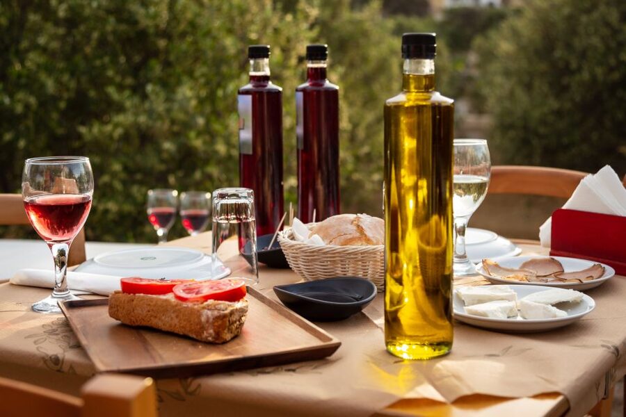 Mykonos: Winery Vineyard Experience with Food & Wine Tasting - A Family Vineyard Walk Where the Wine Story Starts in the Trees