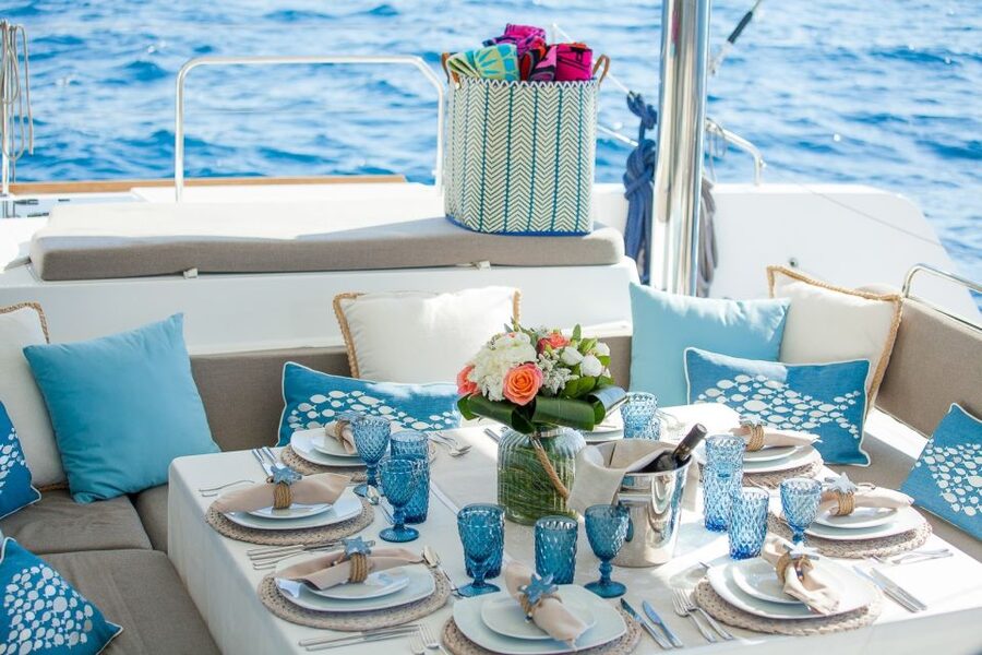 Naxos: Catamaran Cruise with Lunch & Drinks - After the food: coffee, fruit, and the relaxing part people forget