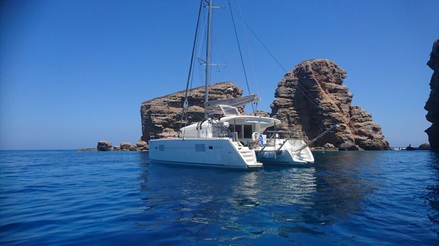 Naxos: Catamaran Cruise with Swim Stops, Food, and Drinks - Key points to know before you go