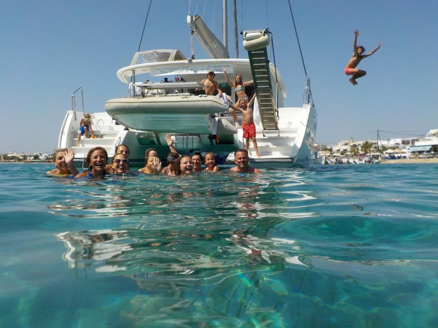 Naxos: Catamaran Cruise with Swim Stops, Food, and Drinks - The rhythm of the day: swim stops, snorkeling gear, and real time in the water