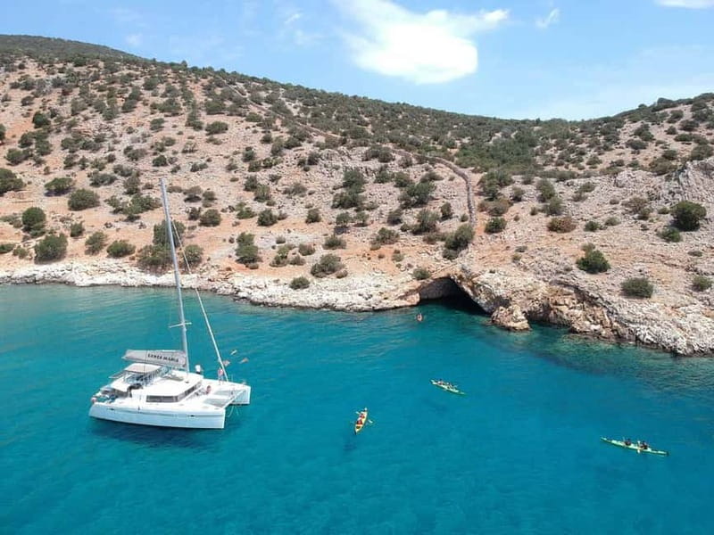 Naxos: Naxos Catamaran Sailing Cruise with Lunch and Drinks - What You Actually Eat: Greek Lunch Served Like a Proper Meal