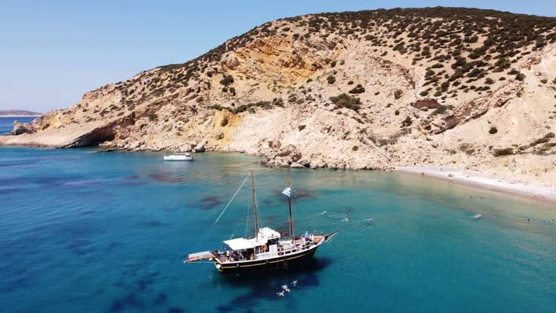 Naxos: Rina Cave-Koufonisi Cruise & Rina Cave Swim with BBQ - The BBQ and wine: why the lunch is a real reason to book