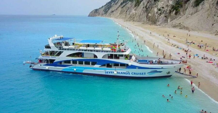 Nidri daily cruise in the Ionian with Makedonia Palace - A 9-hour Ionian loop that fits classic beaches and real village time