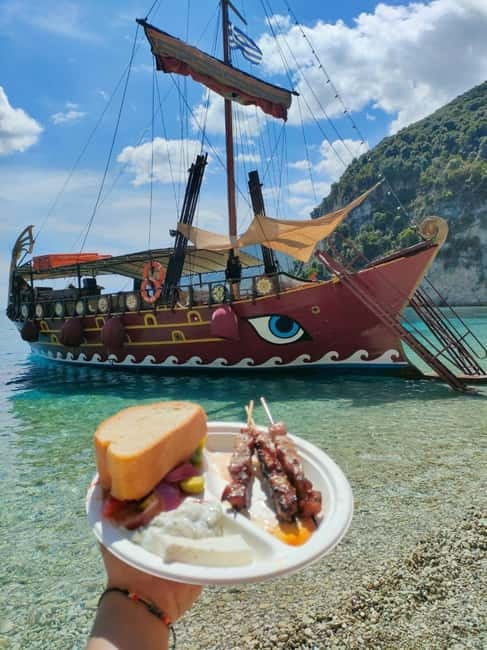 Nydri: Sailing Through History. Daily Cruise with Beach BBQ - Papanikolis Cave stop: swimming inside a major marine cave