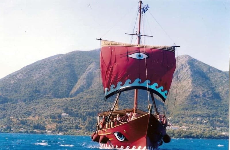 Nydri: Sailing Through History. Daily Cruise with Beach BBQ - Klimaki beach on Lefkada: the remote-feeling BBQ break