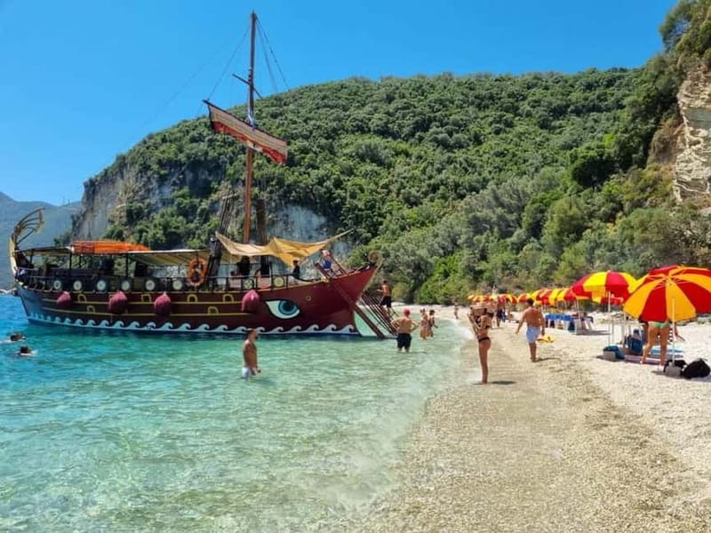 Nydri: Sailing Through History. Daily Cruise with Beach BBQ - The BBQ and drinks: what “included” really means on this cruise