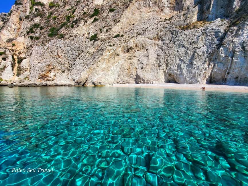 Paleokastritsa: Kasteli, Blue Caves, & Limni Beach Boat Trip - Limni Beach Glyko Stop: 1.5 Hours to Swim, Snack in Your Mind, and Actually Rest