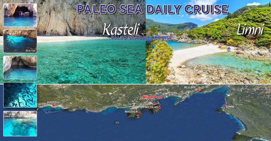 Paleokastritsa: Kasteli, Blue Caves, & Limni Beach Boat Trip - Agios Spiridon Finish: From Caves Mode to Easy Beach Mode