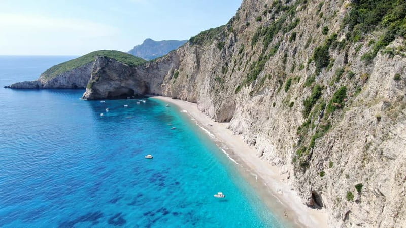 Paleokastritsa: Paradise, Yali Beach & Blue Caves Boat Tour - Paleokastritsa Blue Caves and Beach Swims in 2 Hours