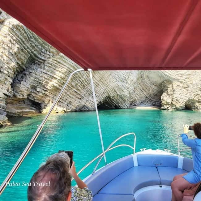 Paleokastritsa: Paradise, Yali Beach & Blue Caves Boat Tour - Captain and Small Group Pace: What the Andreas Style Means
