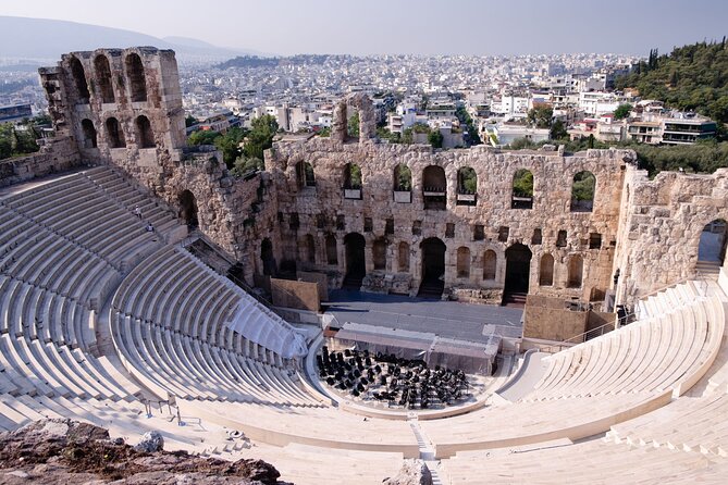 Panorama of Athens in 6 hours - Acropolis slopes essentials: Erechtheion details and theater classics