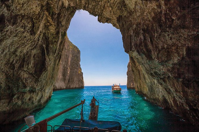Paxos Antipaxos Blue Caves (Lakka Village) from Corfu - Paxos and Antipaxos Blue Caves are the main event