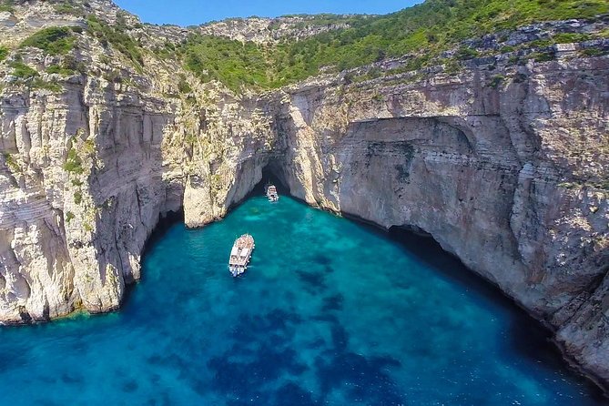 Paxos Antipaxos Blue Caves (Lakka Village) from Corfu - Caves Ipapanti and Ahai plus Erimitis cliffs: what to expect inside and out