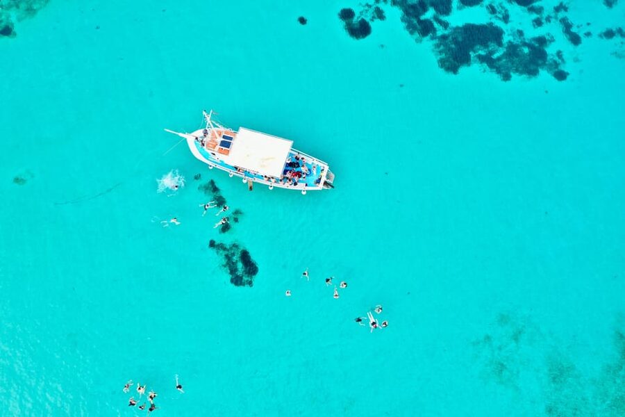 Pounta: Blue Lagoon Boat Tour - Final swim stop and the onboard refreshments that keep you going
