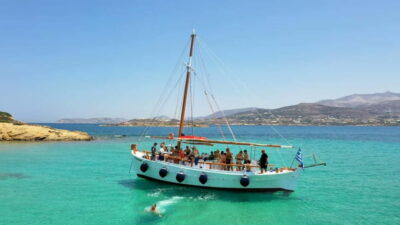 Pounta: Paros & Antiparos Cruise, Swimming & Seafood Lunch