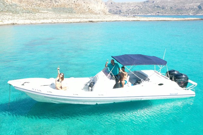 Private Boat Trip Kissamos Balos (price per group - up to 10 people) - Balos Lagoon: about two hours to swim, snorkel, and actually relax